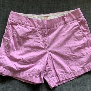 J. Crew Factory Broken-in Chino Shorts Pink